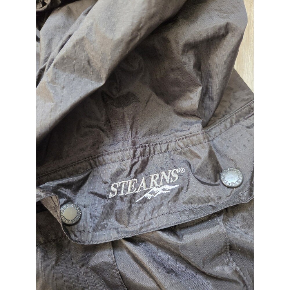 Stearns Dry Wear Black Waterproof Rain Pants Mesh Lined Outdoor Size M GUC - Picture 6 of 12